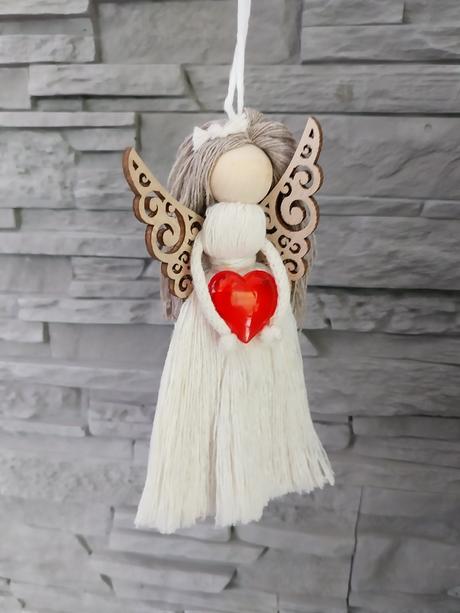 Macrame anjel,