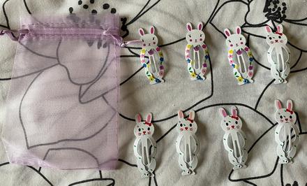 Sponky - pukačky - 8ks + taštička, 