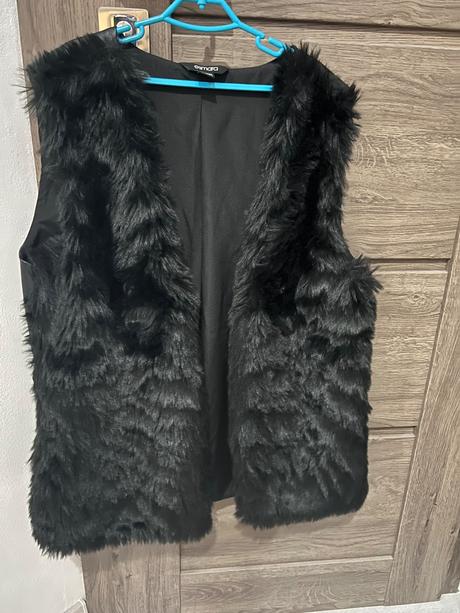 Kožušinová vesta, s