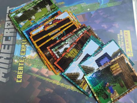 Karty minecraft panini,