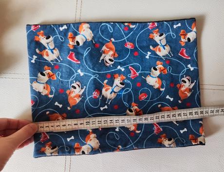 Dvojvrstvový handmade nákrčník pets, 134