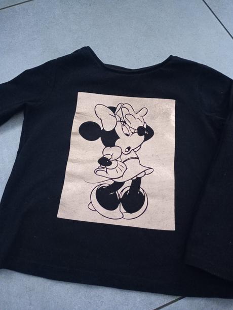 Metalické tričko minnie mouse 116, disney,116