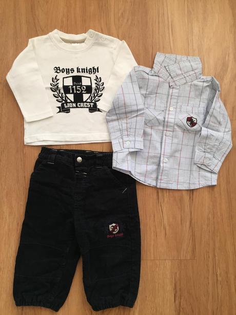 Zimný set pre chlapčeka, c&a,74