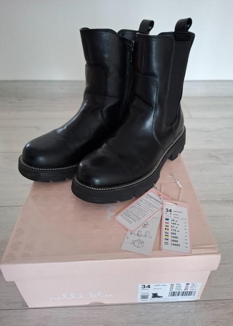 Členkové čižmy, nelli blu,34