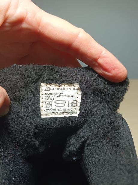 Čižmy alpine pro, alpine pro,37