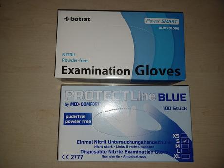 Jednorázové rukavice s, s