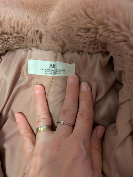 Kožúšok, h&m,134