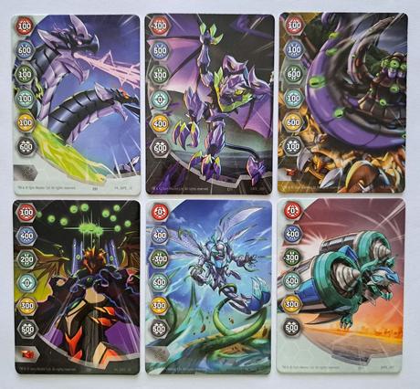 Bakugan magnetické karty (12 ks), 