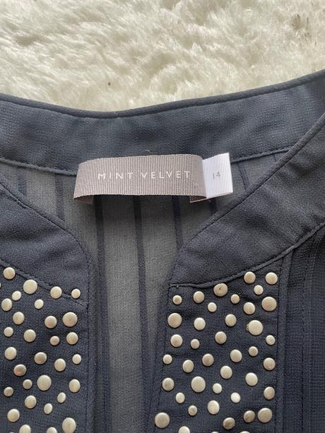 Cierna lahulinka bluzka mint velvet, xl