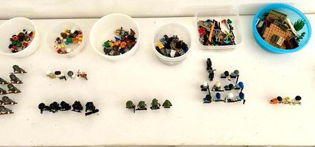 Lego panáčikovia + zbrane, 