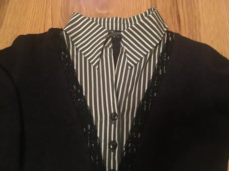 Pulóvrik s imitáciou blúzičky č. 146/152, 146