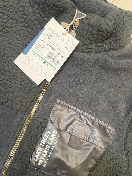 Teplá huňatá mikina od boboli, 134 / 140