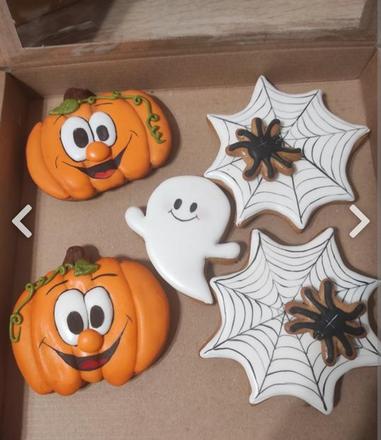 Halloweenske medovníčky,