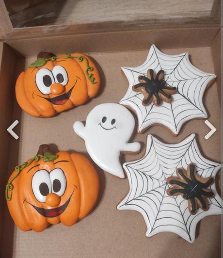 Halloweenske medovníčky,