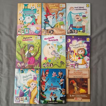 Cd rozprávky z lidl a iné 10ks,