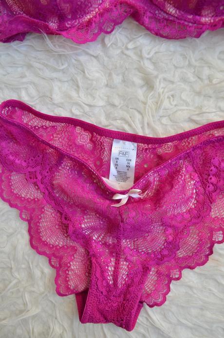 Set čipkované spodné prádlo, f&f,75c / s