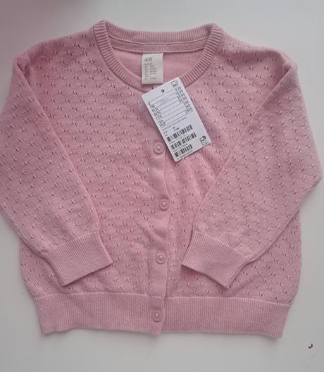 Nový dievčenský svetrík hm, h&m,80