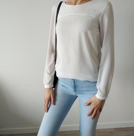 Biela bluzka koton, vel. 34, 34