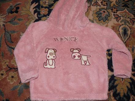 Chlpatá mikina venice, wenice,80