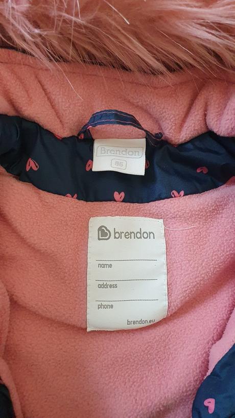 Dievčenská zimná bunda brendon, brendon,86