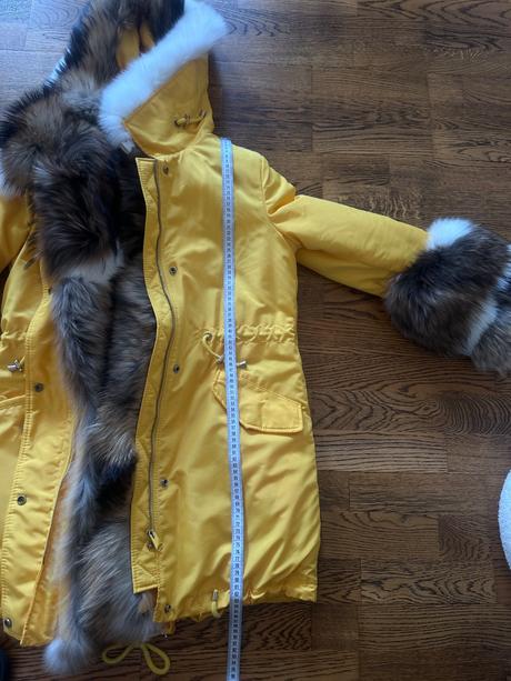 Damsky extravagantny kabat kozuch vetrovka, m