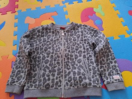 Trblietavá mikina na zips, s.oliver,104