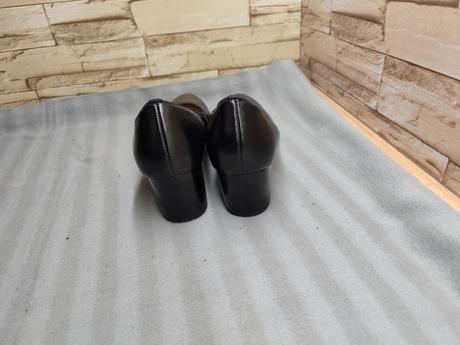 Ara 38,5 - dámske kožené čierne lodičky, ara,38