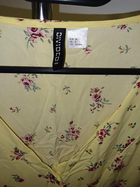 H&m kvetované šaty na gombíky, h&m,s