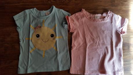 Tričká 2ks, h&m,86