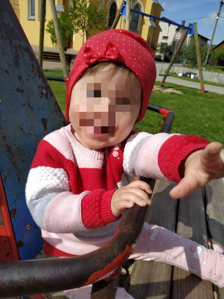 Roztomilý svetrík/pulóver h&m, veľ. 74 a viac, h&m,74