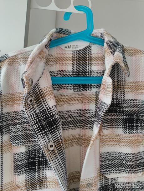 Oversize košeľová bunda - h&m, veľ. 146, h&m,146