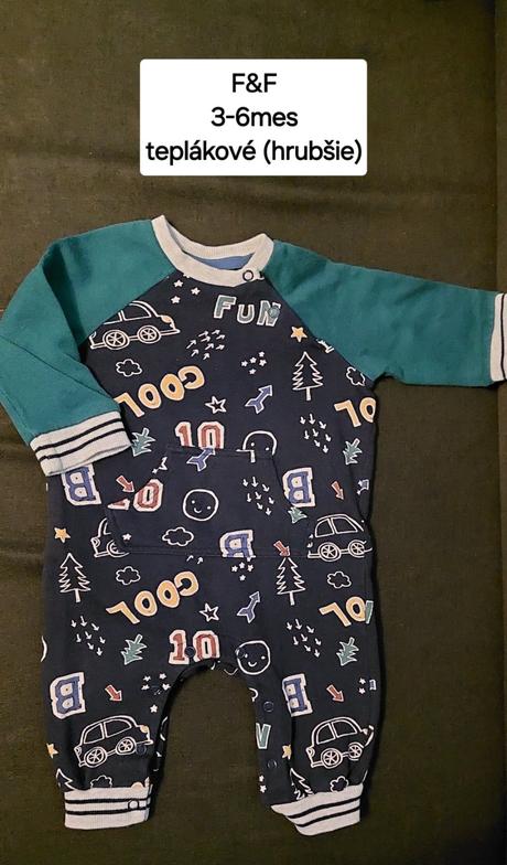 Teplákový overal f&f 3-6mes., f&f,68