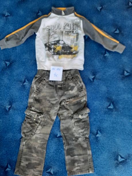 Nohavice a mikina vel.104, 104