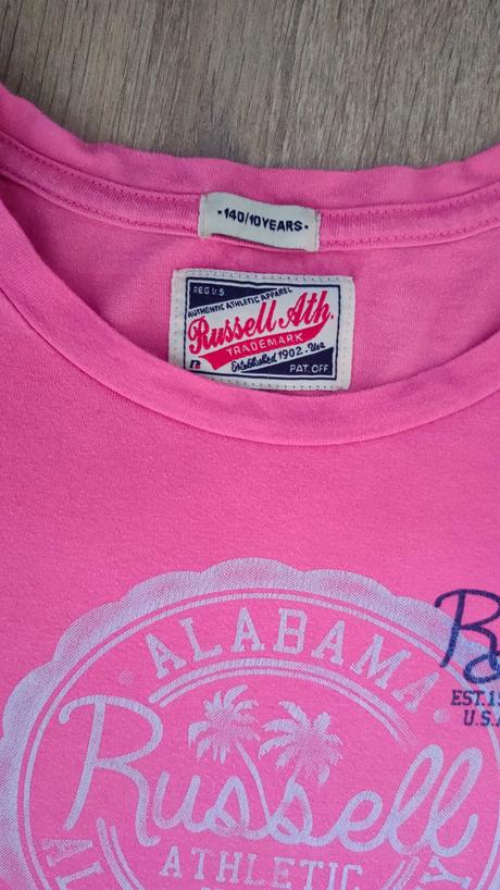 Dievčenské tričko zn.russel athletic, veľ.140, 10, 140