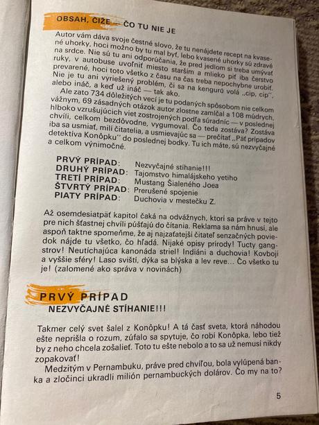 Päť prípadov detektíva konôpku janusz domagalik, 