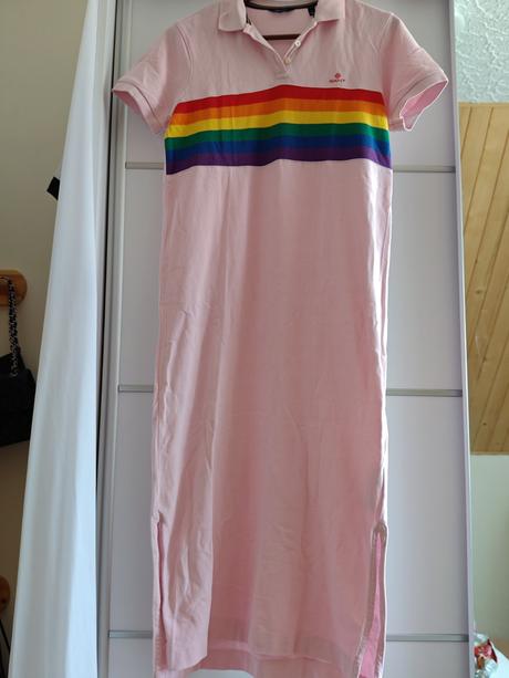 Gant originál krásne športovo elegantné dlhé šaty, gant,s