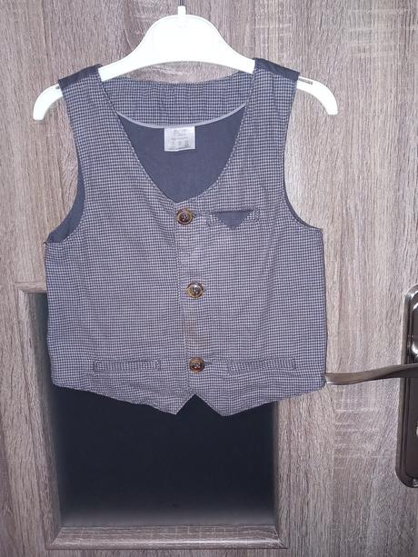 Oblek - vesta, nohavice, 116