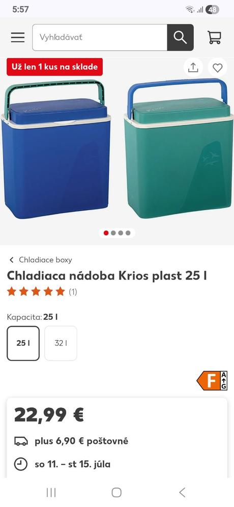Chladiaci box krios 25 l,