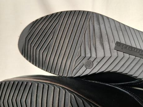 Elegantné kožené poltopánky, tamaris,38