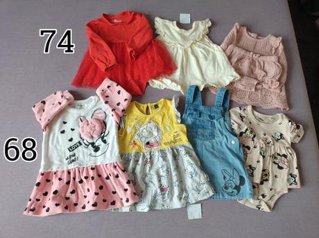 Predam detske/ dojcenske oblecenie, ciapky..., 68–80