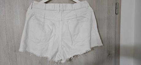 Riflové biele šortky, denim co,l