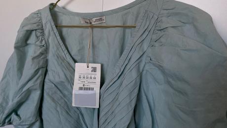 Mentolový croptop, pull&bear,xs