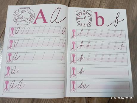 3ks písanky (písmenká a číslice), 