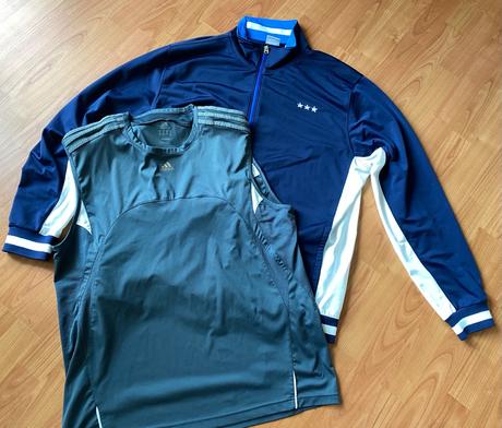 Pele mikina + adidas tielko, xxl