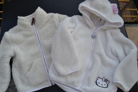 "chlpatá" mikinka hello kitty - top stav +1, h&m,92