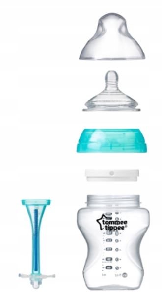 Tommee tippee fľaša antikoliková c2n 0m+, 2x260 ml, tommee tippee