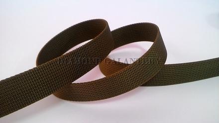 Popruh 25 mm army green, 