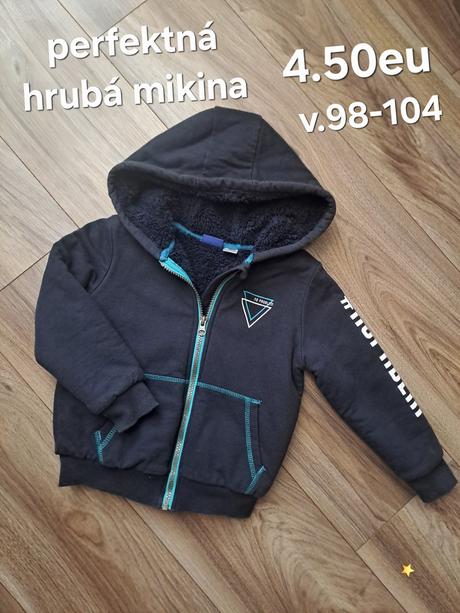 Krásna hrubá  mikinka, 98