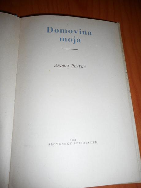 Domovina moja, a. plávka,