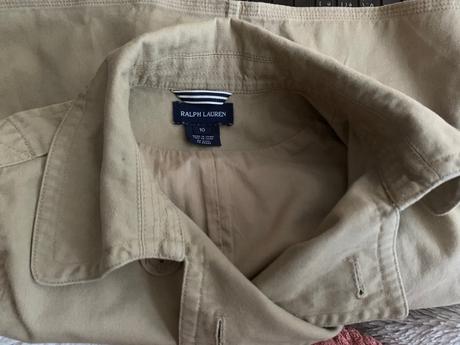 Ralph laurent hnedý krátky kabátik, ralph lauren,140